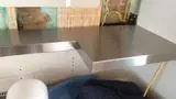 Metal counter top